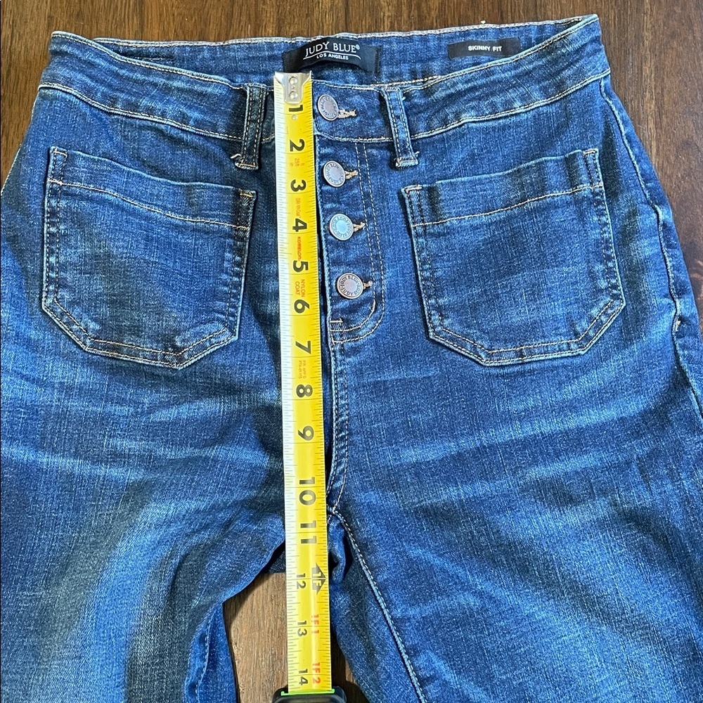 Judy blue button fly skinny jeans - Picture 8 of 11